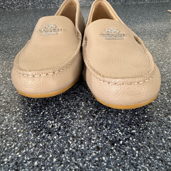 NWOT, Coach Marley Textured Leather Driving Loafers NEVER WORN - Picture 2 of 8